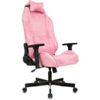 Кресло геймерское Knight N1 Fabric (ткань розовая Velvet 36)