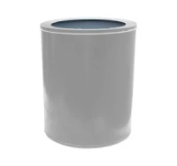 Корзина для бумаг Титан К250 низкая (белая)