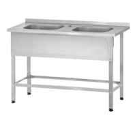 Ванна моечная ВМЦн 1000 «Norma Inox» м/о 400x400x250/2 (ножка профильная)