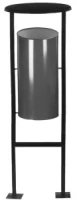Урна уличная Титан УК-1 (серая)