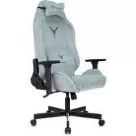 Кресло геймерское Knight N1 Fabric (ткань серо-голубая Light-28)