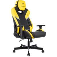 Кресло геймерское Knight Thunder 5X (экокожа желтая/экокожа черная)