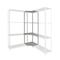 Стеллаж металлический угловой Титан МС 2500x700x500/8